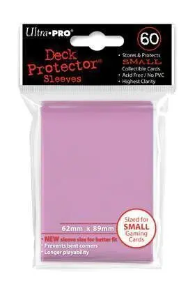YU-GI-OH DECK PROTECTOR ULTRA PRO ROSA (60) - 62X89MM                      