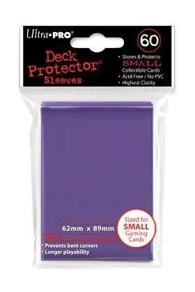 YU-GI-OH DECK PROTECTOR ULTRA PRO PURPURA (60) - 62X89MM                   