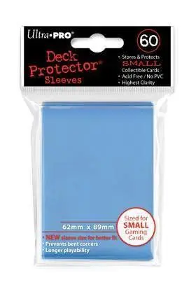 YU-GI-OH DECK PROTECTOR ULTRA PRO AZUL CLARO (60) - 62X89MM                