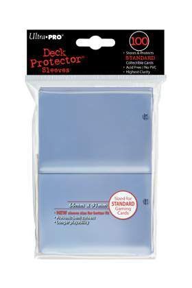 DECK PROTECTOR ULTRA PRO TRANSPARENTE - BOLSA DE 100 FUNDAS - 66X91MM      
