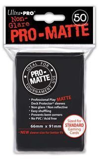 DECK PROTECTOR MATE (50) COLOR NEGRO 66 X 91MM                              