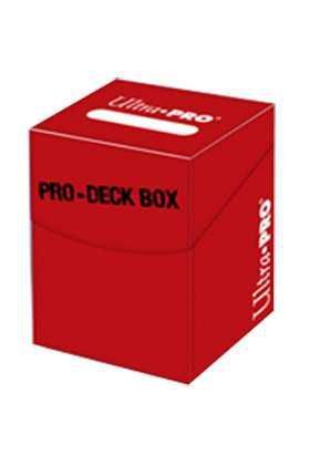 DECK BOX PRO 100+ COLOR ROJO ULTRA PRO - EXTENDED BOX                      