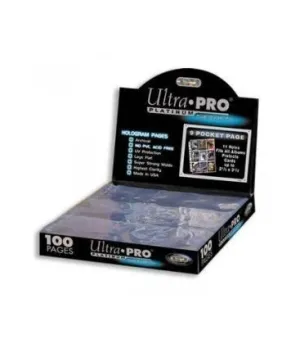 ULTRA PRO CAJA 100 HOJAS 9 BOLSILLOS PLATINUM SERIES                       