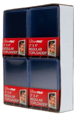 FUNDAS TOPLOADER ESTANDAR ULTRA PRO CLEAR REGULAR (100 UNIDADES)