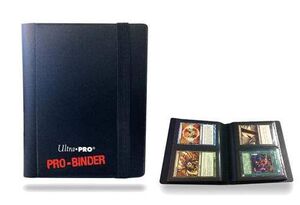ALBUM 2 BOLSILLOS ULTRA PRO PRO-BINDER BLACK (NEGRO)                       