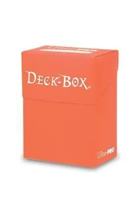 DECK BOX ULTRA PRO SOLID PEACH (MELOCOTON)                                 