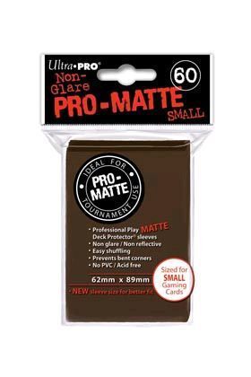 MINI DECK PROTECTOR MATE (60) - BROWN (MARRON)                             