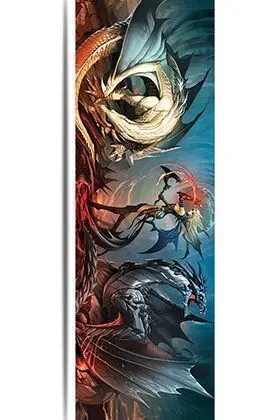 TAPETE ULTRA-PRO ILUSTRADO TAMAÑO MESA 8 FT. (244X76 CM.) REALMS OF HAVOC  