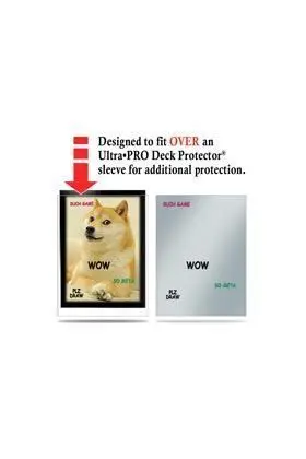 DECK PROTECTOR SLEEVE COVER DOGE (50)                                      