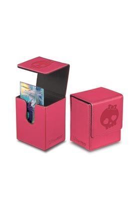 DECK BOX MAGIC DUAL FLIP TOP - PINK (ROSA) TACTO PIEL CIERRE MAGNETICO     