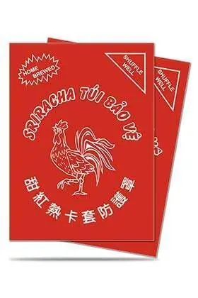 DECK PROTECTOR 50 FUNDAS ULTRA PRO SRIRACHA                                