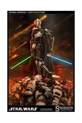 STAR WARS GENERAL GRIEVOUS FIGURA 30 CM SIXTH SCALE FIGURE                 