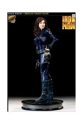 VIUDA NEGRA FIGURA 48 CM PREMIUM FORMAT IRON MAN 2 EDICION LIMITADA        