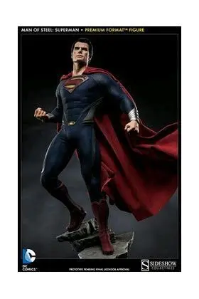 SUPERMAN MAN OF STEEL DELUXE FIGURA 54 CM PREMIUM FORMAT                   