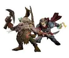 WORLD OF WARCRAFT SERIE 8 FIG 18CM - GNOME ROGUE VS KOBOLD PACK 2 FIGURAS  