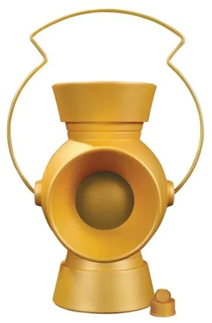 GREEN LANTERN YELLOW LANTERN BATERIA CON ANILLO REPLICA 29 CM              