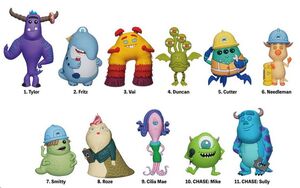 DISNEY MONSTRUOS, SA COLGANTES PVC 3D SERIE 36