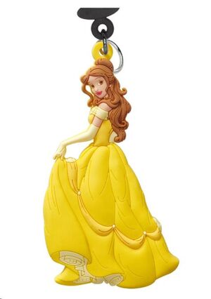 DISNEY PRINSESAS COLGANTE TACTO SUAVE PVC BELLA