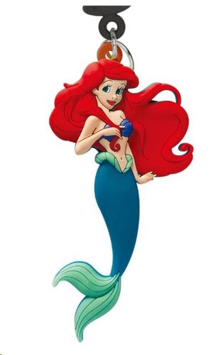 DISNEY PRINSESAS COLGANTE TACTO SUAVE PVC LA SIRENITA