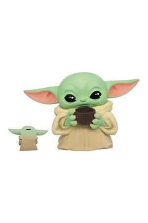 STAR WARS HUCHA THE CHILD WITH CUP 20 CM