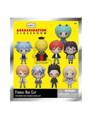 ASSASSINATION CLASSROOM 3D COLGANTES PELUCHE EXPOSITOR SERIE 1
