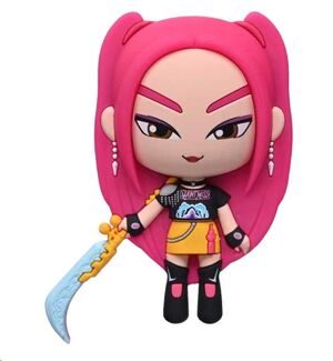 KPOP DEMON HUNTERS IMÁN DE ESPUMA 3D MIRA