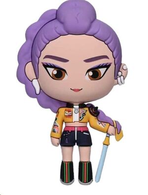 KPOP DEMON HUNTERS IMÁN DE ESPUMA 3D RUMI