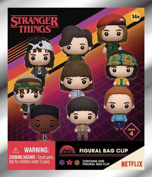 STRANGER THINGS COLGANTES PVC 3D SERIES 4