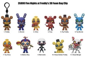 FIVE NIGHTS AT FREDDY'S 3D COLGANTES DE PVC SERIE 1
