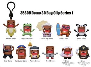 DOMO-KUN 3D COLGANTES DE PVC SERIE 1