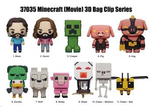 MINECRAFT COLGANTES PVC 3D SERIES 1
