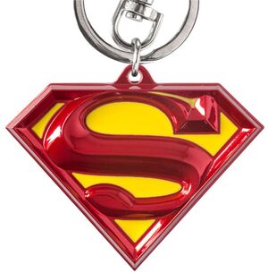DC LLAVERO ESTAÑO SUPERMAN LOGO DE COLOR
