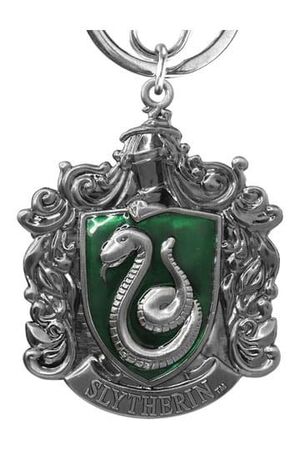 HARRY POTTER LLAVERO ESTAÑO SLYTHERIN CREST