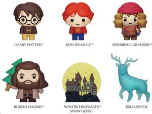 HARRY POTTER IMÁNS 3D CHRISTMAS SERIES - SURTIDO