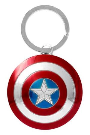 MARVEL LLAVERO METÁLICO CAPTAIN AMERICA SHIELD