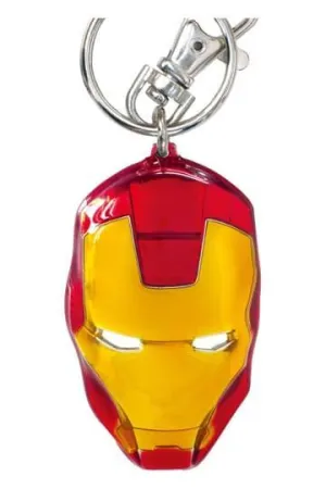 MARVEL LLAVERO METÁLICO IRON MAN HEAD CLASSIC