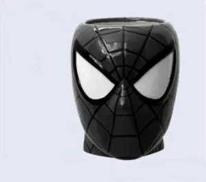 SPIDER-MAN TRAJE SIMBIOTICO SUPER HEROE TAZA CERAMICA FIGURATIVA MARVEL    