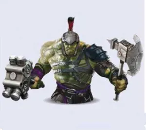 HULK GLADIADOR HUCHA BUSTO 20 CM MARVEL                                    