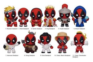 MARVEL COLGANTES PVC 3D DEADPOOL SERIES 6