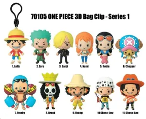 ONE PIECE 3D COLGANTES PVC SERIE 1