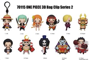ONE PIECE 3D COLGANTES DE PVC SERIE 2