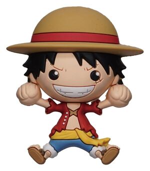 ONE PIECE IMÁN DE ESPUMA 3D LUFFY
