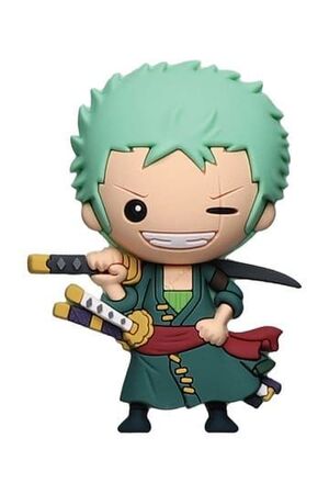 ONE PIECE IMÁN DE ESPUMA 3D ZORO