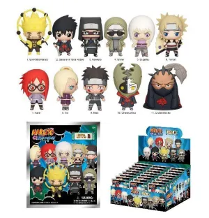 NARUTO SHIPPUDEN COLGANTES PVC 3D SERIES 4