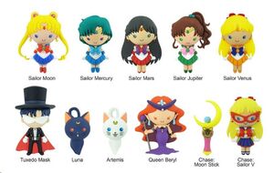 SAILOR MOON COLGANTES PVC SERIES 1