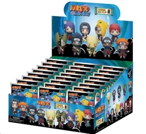 NARUTO 3D COLGANTES PELUCHE EXPOSITOR SERIE 7 