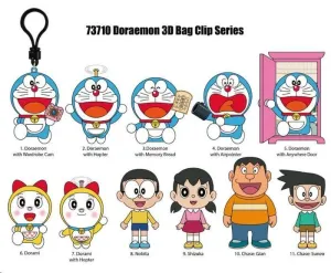 DORAEMON 3D COLGANTES PELUCHE SERIE 1
