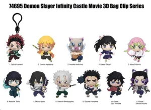 DEMON SLAYER 3D COLGANTE PELUCHE INFINITY CASTLE SERIE 1