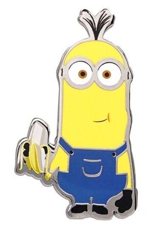 MINION MORE THAN A MINION PIN KEVIN EATING BANANA