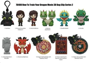 CÓMO ENTRENAR A TU DRAGÓN 3D COLGANTES DE PVC SERIE 2